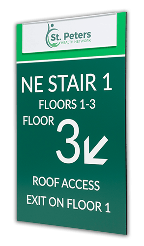 1500 stair sign example